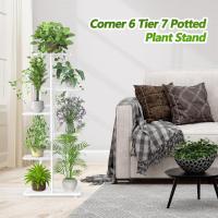 Estante de Almacenamiento para Plantas Metal Negro, Herramientas de Jardín y Guantes, 141 cm, Para Interior y Exterior, Escaleras para Plantas, para Balcón - details 38