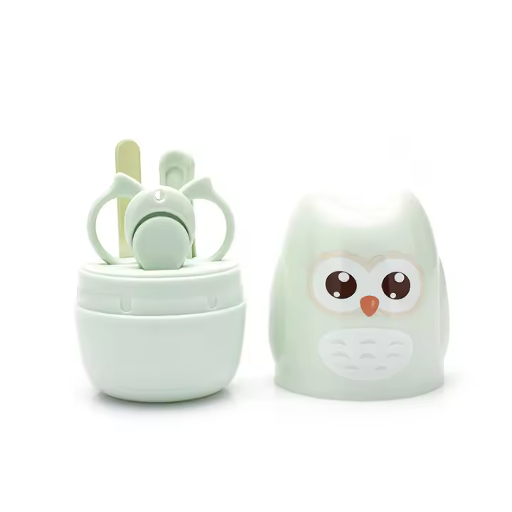 Tijera de uñas para Bebe recién nasido, herramienta para el cuido de las uñas, cortaúñas portávil Seguro para niños, recortador, Lima, pinzas con Caja, Kit de manicura para niños - 1