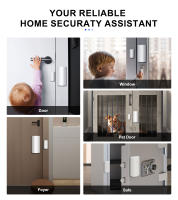 GIRIER Sensor de Puerta y Ventana Inteligente Detector de Contacto Inalámbrico para Automatización del Hogar y Seguridad No se Requiere Un Hub - details 2