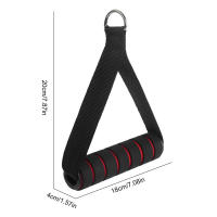 Mangos de Metal con anillo en D para gimnasio, mango de máquina de Cable resistente para entrenamiento con gancho para Yoga, ejercicio, bandas eléctricas para gimnasio - details 2