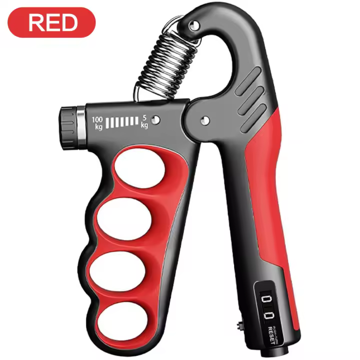 Fortalecedor de Agarre de Mano Ajustable Entrenador de Fuerza de Agarre de Forearmas de TPE Thermoplástico Elastomérico - 1