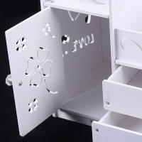 Organizador de Cosméticos Moderno Caja de Almacenamiento Impermeable de PVC Duradera con 2 Cajones y Espejos Ideal para Dormitorio Cajas de Almacenamiento de Muebles - details 9