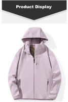 LNGXO Chaqueta de Carcasa Suave de Invierno Impermeable, A prueba de viento, Cálida, para Senderismo, Acampar, Escalar, Esquiar al Aire Libre - details 11