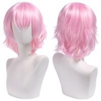 Pelucas sintéticas rectas cortas universales, extensión de cabello falso, peluca colorida para Cosplay, pelucas de fiesta de Anime rojas en capas, juego de rol - details 2