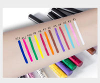 Handaiyan impermeable de larga duración sin manchas delineador de ojos 42 colores mate sombra de ojos delineador líquido - details 3