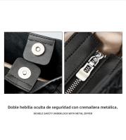 Bolso de hombro de cuero tejido a mano de gran capacidad a la moda bandolera bandolera bandolera para mujer - details 21