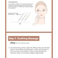 Ultrasonido Limpiador De Piel Espátula Vibración Rostro Eliminador De Quistes Facial Levantamiento Cuidado De La Piel Metal - details 12