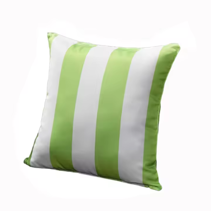 Funda de cojín impermeable colorida para exteriores, funda de almohada duradera a rayas, funda de almohada moderna para sofá - 1