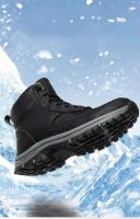 Nuevas zapatillas de deporte de cuero impermeables para la nieve de invierno, botas de senderismo al aire libre muy cálidas para hombres, zapatos de trabajo talla 39-48 - details 1