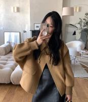 Parkas para Mujer, abrigo de invierno, gabardina para Mujer, Parka larga Maxi para Mujer, abrigo de lana, cazadora informal de gran tamaño - details 6