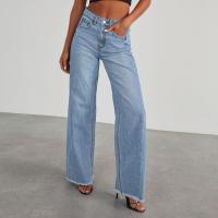 Jeans de Pierna Ancha para Mujer 2025 Pantalones Denim Gris con Estilo Vintage - details 5