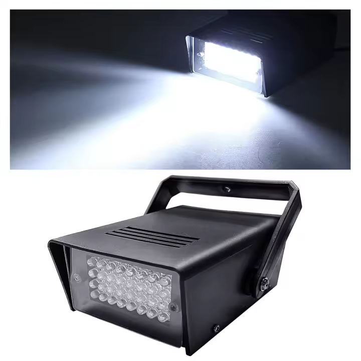 Luz de flash, luz de flash atómica LED, 32 luces LED intermitentes blancas superbrillantes, luces de juego - 1