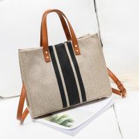 Bolso de mujer Bolso de mujer a rayas profesional de cercanía Bolso grande de hombro simple Bolso de mujer de lona de gran capacidad - details 4