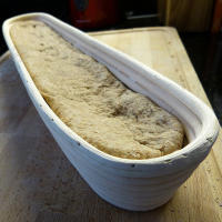 Walfos Cestas de fermentación de masa de ratán natural Cesta de prueba de pan de mimbre Baguette de campo Banneton de masa de pan francés - details 5