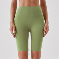 Hamidou-pantalones cortos de Yoga para mujer, mallas deportivas transpirables, de cintura alta, para entrenamiento y gimnasio - details 10