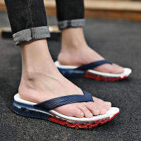 Nuevas chanclas para hombre, sandalias de playa antideslizantes de suela suave con amortiguación de golpes y fondo de cojín de aire completo ajustado - details 22