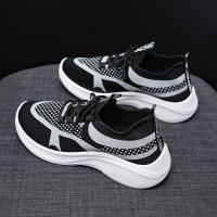 Zapatos deportivos de ocio para mujer de verano 2025 - Parte superior de malla Fly-Weave, transpirable, cómodo, ligero, suela suave - Estilo de carrera, look universitario, zapatos para estudiantes - details 0