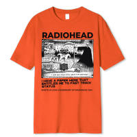 Radiohead-Camiseta clásica Vintage para Hombre, Camisetas de Rock de gira en América del Norte, Camisetas de calle de Hip Hop, Tops de gran tamaño de algodón 100% - details 10