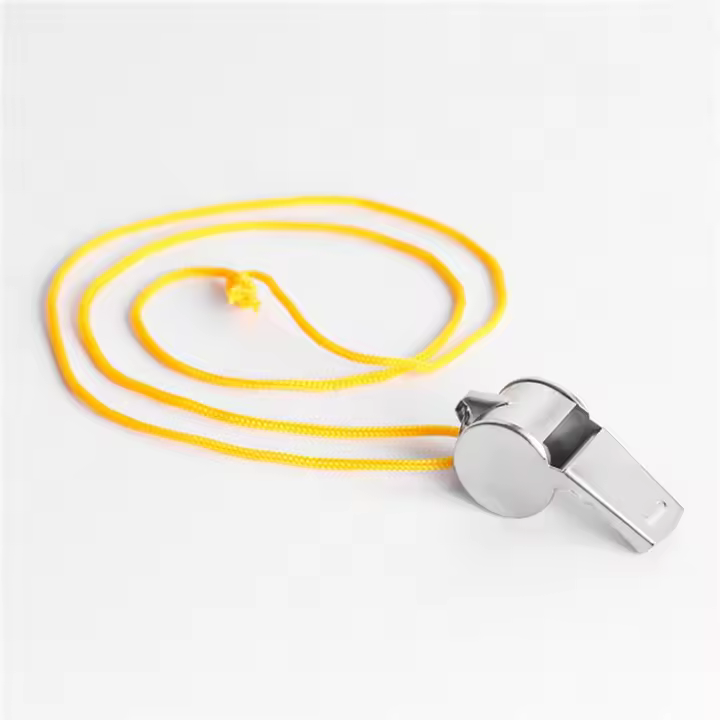Silbato de Metal para árbitro deportivo, silbato para supervivencia, fútbol, entrenamiento, escuela, baloncesto - 1