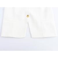 Moda para Mujer OUWU Tops de Espalda Descubierta con Un Solo Pecho Estilo Vintage con Corset sin Mangas - details 9