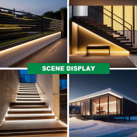 Tira de luces Led COB de alto brillo para habitación, cinta Flexible impermeable para iluminación de jardín, 12V, 24V, 320Led/m - details 16