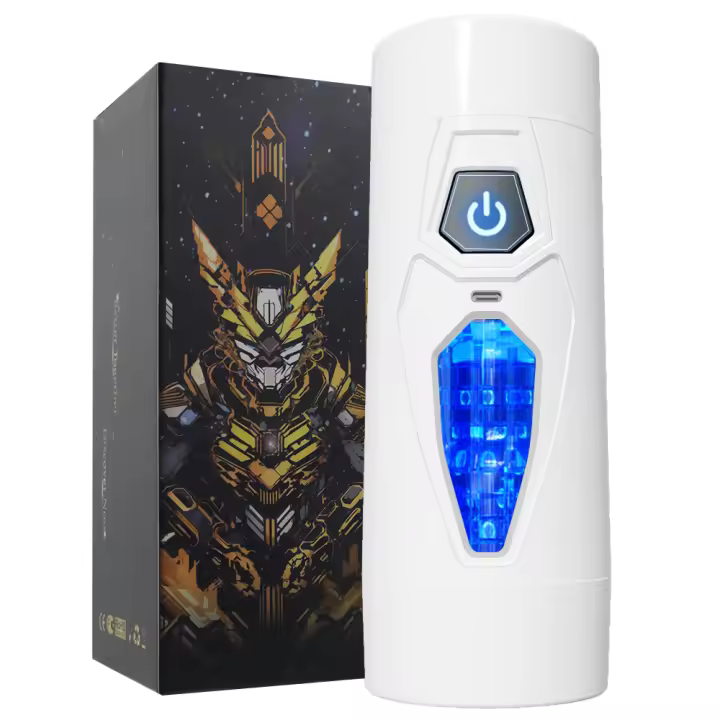 Taza de masturbación eléctrica abierta, 10 modos de vibración, juguetes irritantes para el pene, sexo Oral y masturbación de doble canal vulvar, productos para adultos masculinos - 1