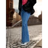 Pantalones vaqueros retro de cintura alta para mujer, vaqueros elásticos de moda informal - details 3