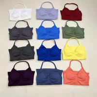 Chaleco deportivo sin costuras para mujer, camiseta sin mangas Sexy para Yoga, Top de Fitness para gimnasio, camisola con tirantes cruzados, sujetador para correr, ropa de Yoga para mujer - details 8