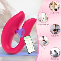 Vibrador Inalámbrico Control Remoto OOEEY para Mujeres Estimulador de Clítoris Juguetes Sexuales para Parejas Adultas Forma U Masturbador Dual - details 22