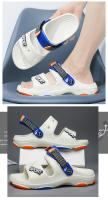 Zapatillas de hombre de talla grande de verano, con sensación de caca. Dos pares de sandalias deportivas. Zapatillas geniales para la moda outdoor. Playa - details 9