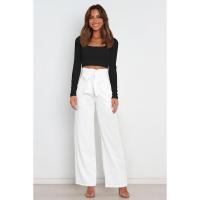 Pantalones de moda de otoño para mujer de cintura alta y estilo casual - details 3