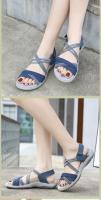 Nuevo 2025 sandalias deportivas de comercio exterior impresas Velcro casual zapatos de mujer de gran tamaño - details 9