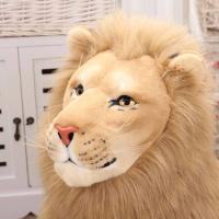 Cojín gigante grande para decoración del hogar, modelo de animales simulados, muñeco de peluche, juguetes para niños, almohada de León - details 3
