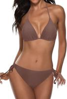 Traje de baño de vacaciones casual de bikini de tres puntos dividido para mujer profesional - details 44