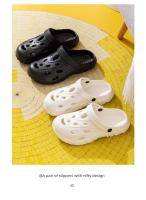 Nuevas zapatillas de verano a la moda para mujer, sandalias femeninas con parte inferior gruesa, chanclas de casa suaves, calzado para jardín EVA, sandalias de playa, Zapatillas de casa - details 6