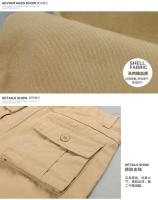 Nuevos monos de algodón a la moda para hombre, pantalones rectos con cremallera, pantalones de trabajo largos informales holgados de talla grande con seis y 6 bolsillos - details 12