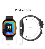 Reloj mujer inteligente Fitness deporte Bluetooth llamada sano ritmo cardíaco hombre reloj - details 12