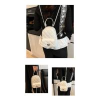 2025 nuevo Xiaoxiangfeng rombo cadena mochila bolsa mujer simple usted portátil pequeña mochila - details 17