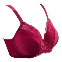 sujetadores con aros para mujer, minimizador Floral de encaje, cobertura completa, sin relleno, sin forro, soporte cómodo para el día a día - details 16