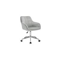 Taburete de Trabajo de 1 Pieza Giratorio Taburete de Silla Giratoria Silla de Oficina con Respaldo de Altura Regulable en Blanco - details 16