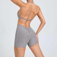 Traje de entrenamiento de gimnasia reforzado deportivo para mujer, ropa deportiva para mujer, traje de yoga rosa, verde y rojo 2024 - details 8