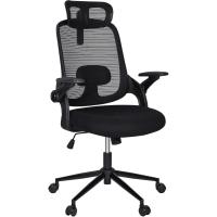 Silla de Oficina Giratoria con Ruedas Transpirable, Ajustable, Soporte Lumbar para Hogar y Oficina - details 0