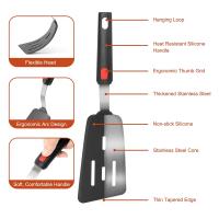 Espatula de Silicona Resistente al Calor de 600F Perfecta para Huevos, Hamburguesas, Crepes - details 6