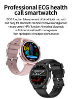 Reloj inteligente ET470, dispositivo con detección de frecuencia cardíaca, Bluetooth, llamadas, respiración, entrenamiento, modo de ejercicio, recordatorio sedentario, novedad de 2024 - details 0