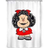 Cortinas de ducha de tela impermeable con ganchos, accesorios para el hogar, decoración creativa para Baño - details 0