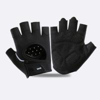 Guantes de motocicleta resistentes al desgaste, manoplas de dedo de carreras antideslizantes Vintage, guantes sin dedos de cuero de piel de cabra para hombre - details 9