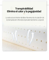 Cojín de Lectura de Latex Refrescante Almohada de Espalda Grande Desmontable y Lavable para Sofá - details 5