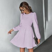 Vestido Largo de Manga Larga para Mujer con Cintura Estética Primavera Otoño 2025 - details 24