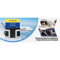 Mochila de cabina de avión Ryanair para hombres y mujeres, equipo de mano, 40x20x25cm, 14 pulgadas - details 0