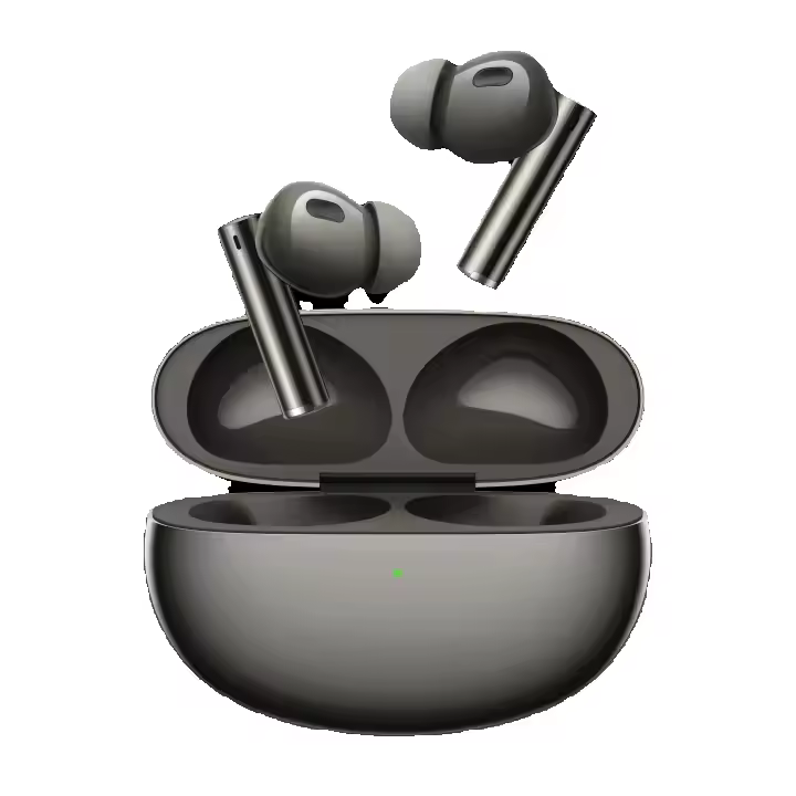 Auriculares - Realme Buds Air 6 Pro, reducción de ruido de 50 dB, cancelación de ruido adaptable a oídos y medio ambiente, sonido de alta resolución, LDAC, audio 3D, batería de 40H - 1